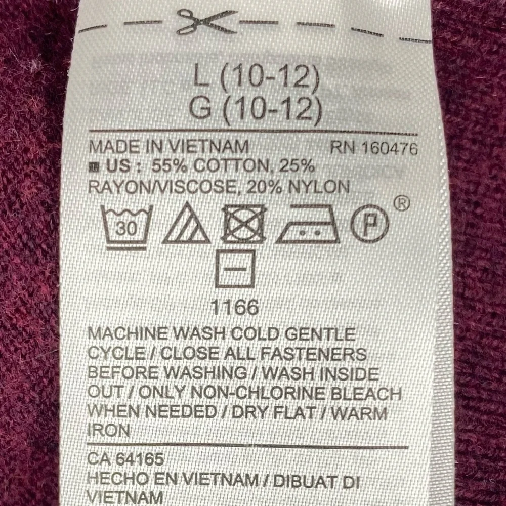 Old‎ Navy Girls’ V-Neck Cardigan Sweater Size Large (10/12)